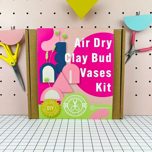 Air Dry Bud Vases Craft Kit
