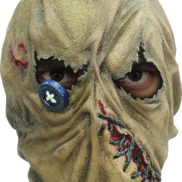 Headmask for Halloween Scary, Headmask - Scarecrow