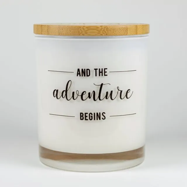Adventure Begins Soy Candle