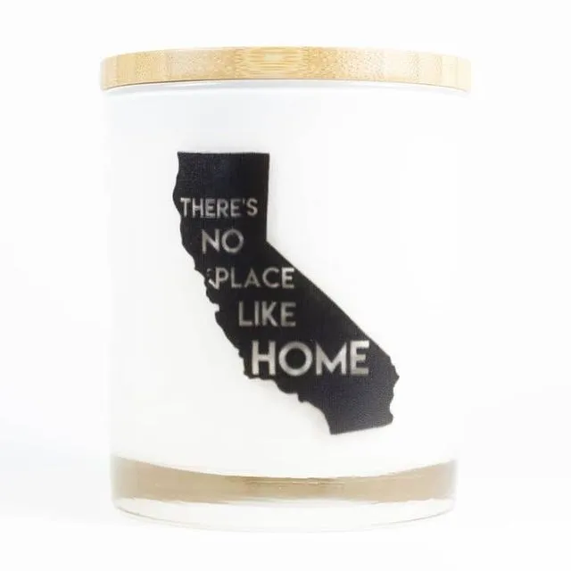 California No Place Like Home State Soy Candle