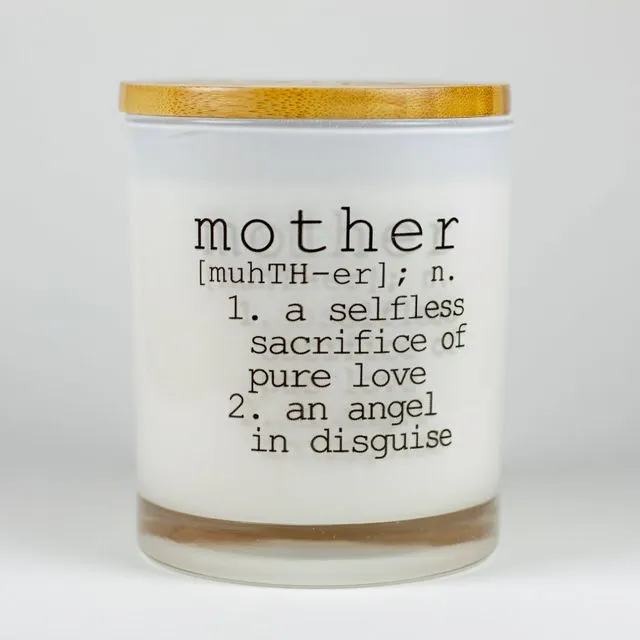 Definition of Mother Soy Candle
