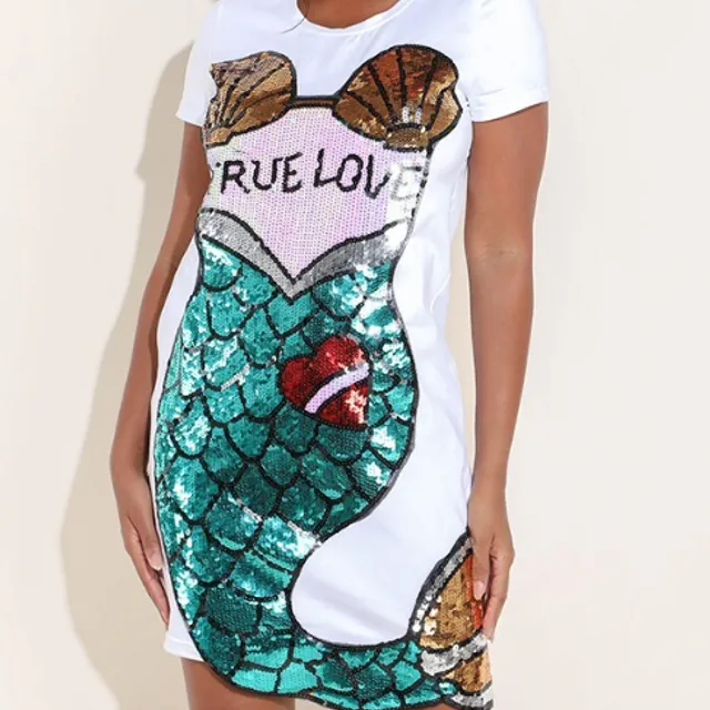 Ariel Mermaid Patch Dress