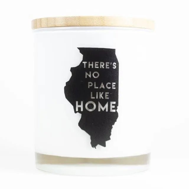 Illinois No Place Like Home State Soy Candle