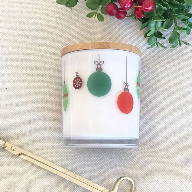 Ornaments Holiday Soy Candle