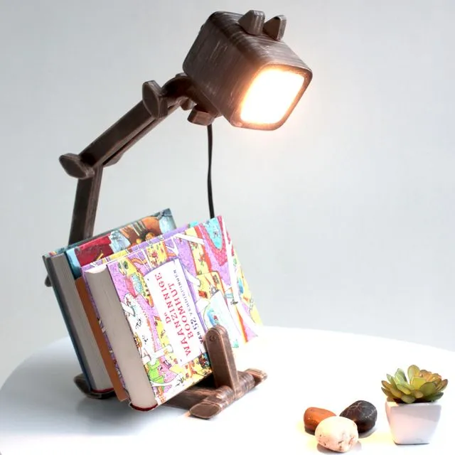 Wooden Toy Lamp, Table / Bedside LED Lamp "Sketch"