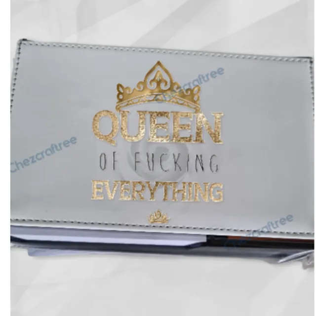 Sweary queen notepad set