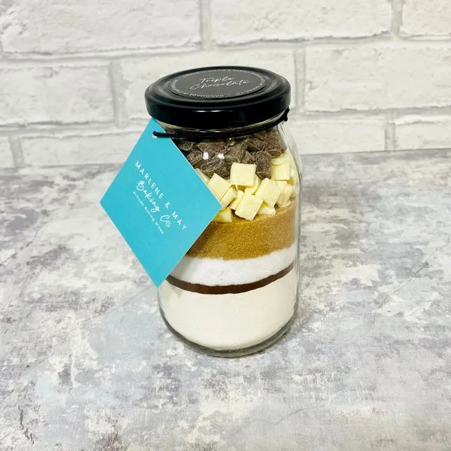 Triple Chocolate Cookie Mix in a Jar (V)