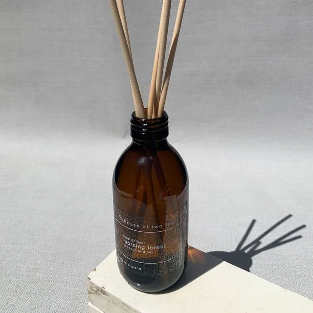 morning forest | tobacco and oak | reed diffuser