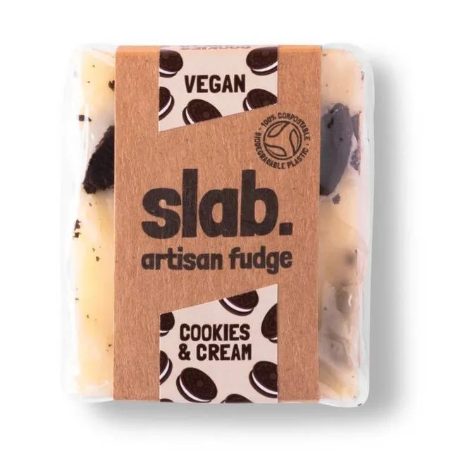 Cookies & Cream Fudge Slab - Vegan