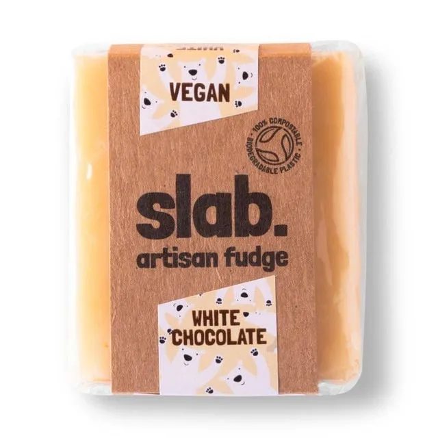 White Chocolate Fudge Slab - Vegan
