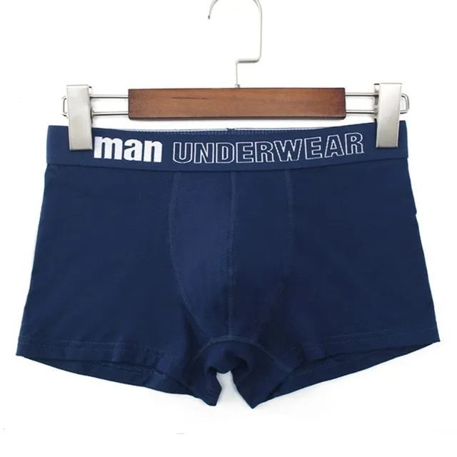 Quick Dry Seamless Comfy Boxer Shorts-Blue