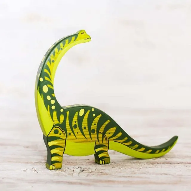 Wooden Diplodocus Toy