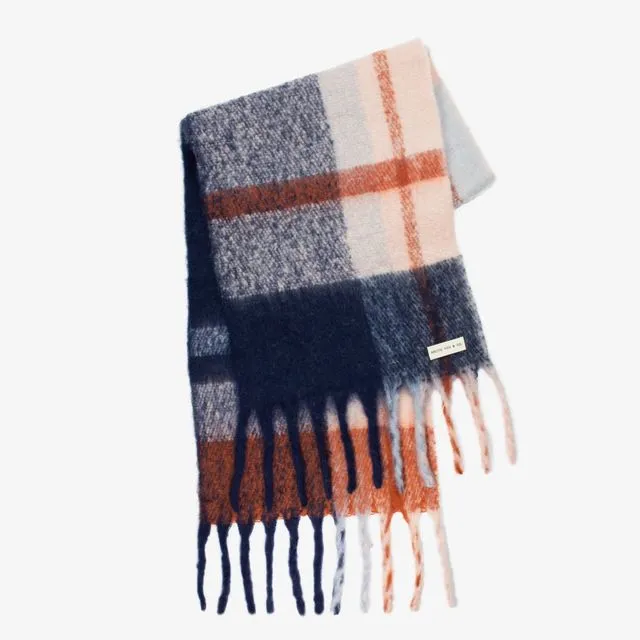 The Stockholm Scarf in Winter Lagoon