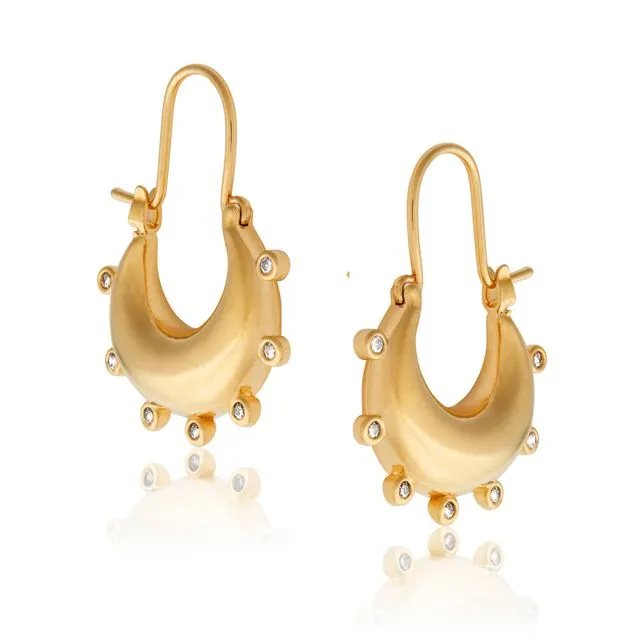EMMA Earrings 18 Carat Gold Plated Earrings