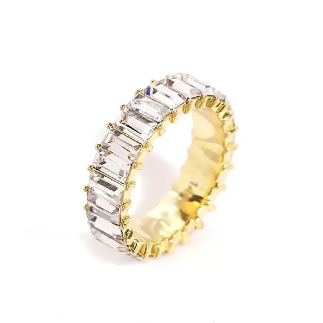 Gold Crystal Shimmer Ring