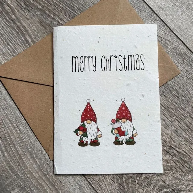 Plantable Christmas card, Greeting card