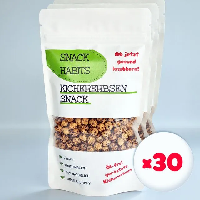 Snack Habits Chickpea Snack (PURE), Pack of 30
