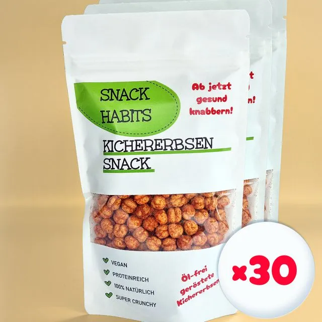 Snack Habits Chickpea Snack (IT'S HOT), Pack of 30