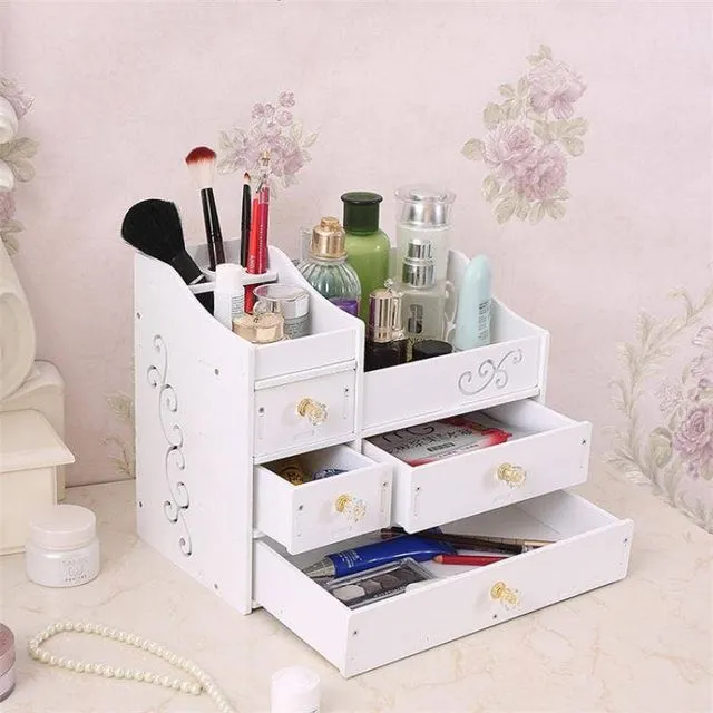 Jewelry & Makeup cosmetic organizer. Table top design. Great