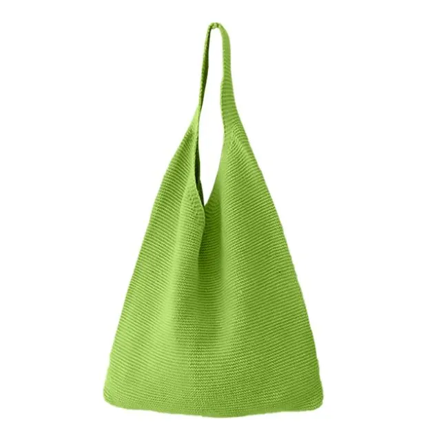 Everly Knit Bag - Green