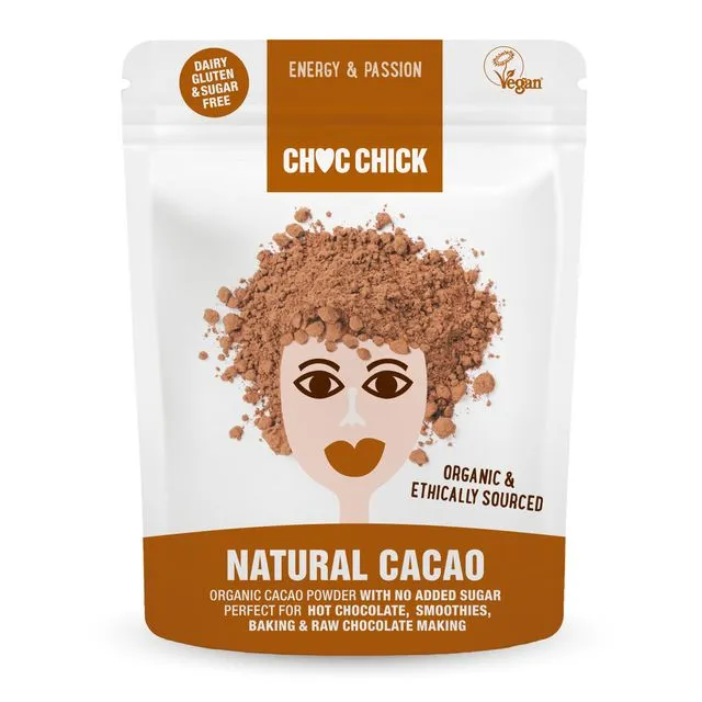 Choc Chick Organic Raw Cacao Powder, 250g