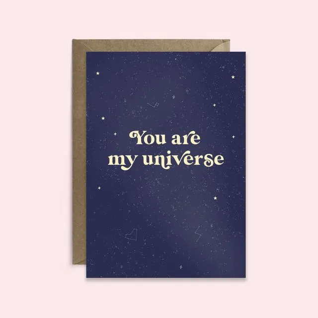 You're My Universe Anniversary Card (Case of 6)