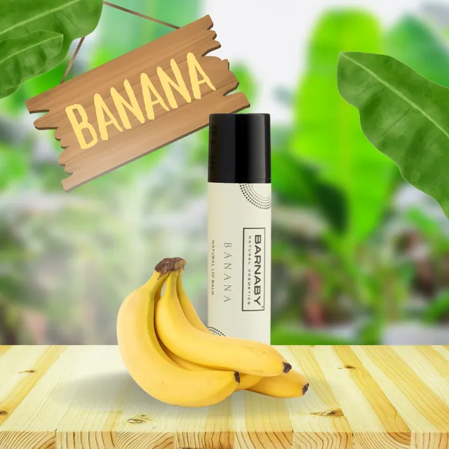 Natural Banana Flavoured Lip Balm