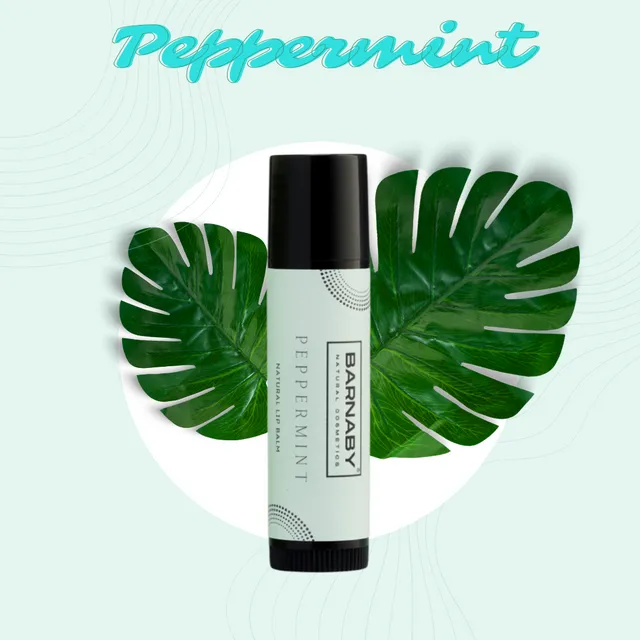 Natural Peppermint Flavoured Lip Balm