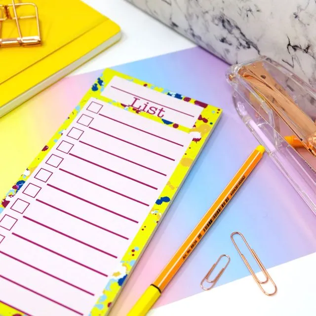 Creative Cute and Colourful List Pads
