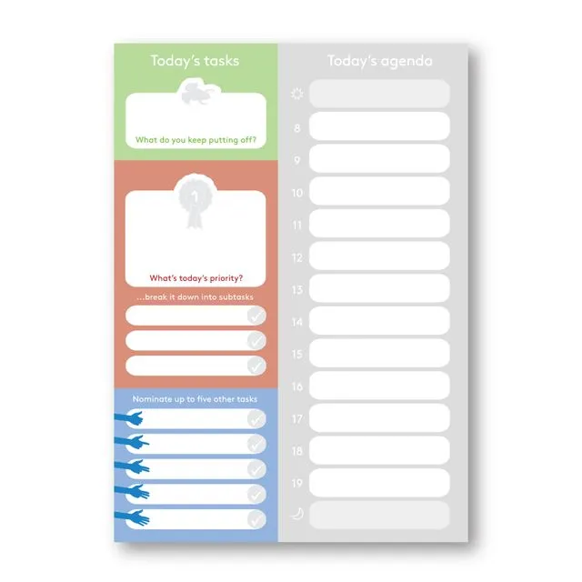 Paperthink Agenda Notepad - Pack of 15
