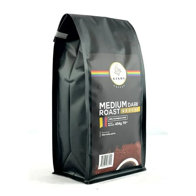 16 oz Kikos Colombian Coffee - Medium Dark - Ground
