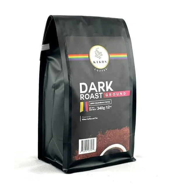 12 oz Kikos Colombian Coffee - Dark - Ground