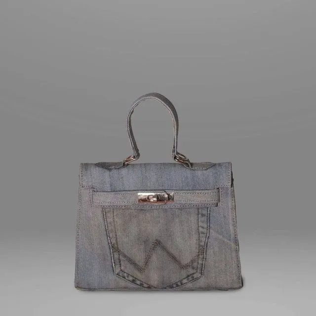 Vintage Denim back Handbag