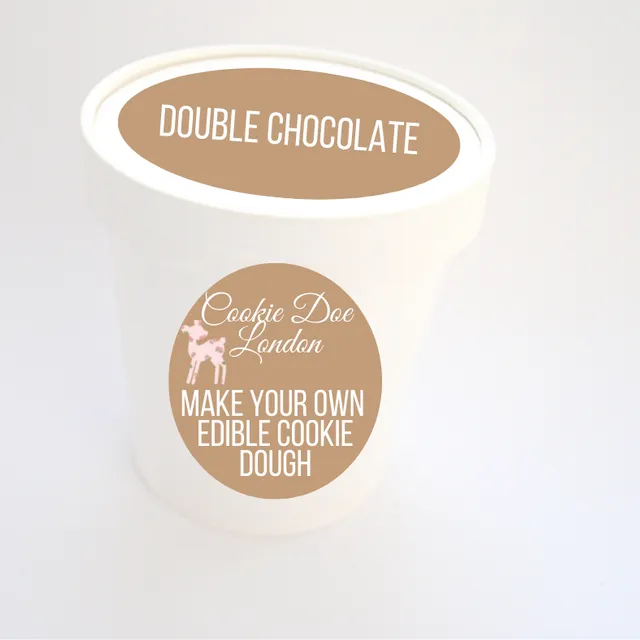 Make Your Own Edible Cookie Dough - Double Chocolate