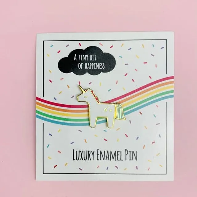Unicorn Pin | Unicorn Badge |Small Unicorn Gifts | Unicorn Jewellery| Cute Birthday Present Idea for Girls Bj3