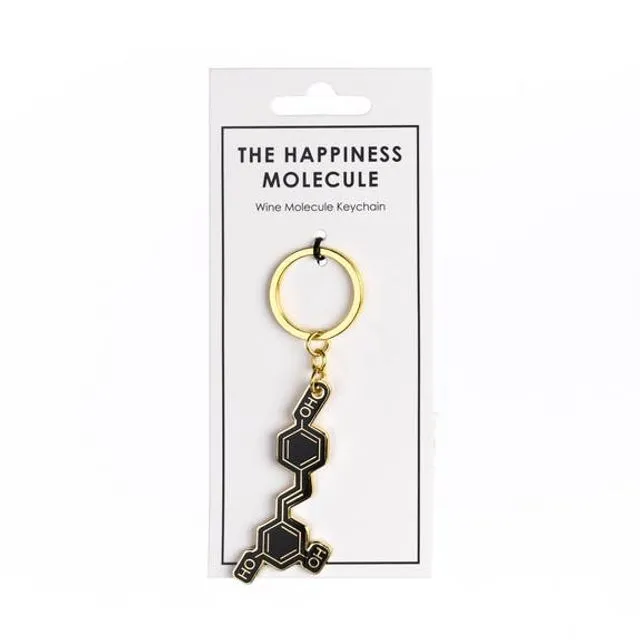Wine Molecule Keychain | Wine Keyring | Gifts for Wine Lovers | Wine Gifts  Bj51