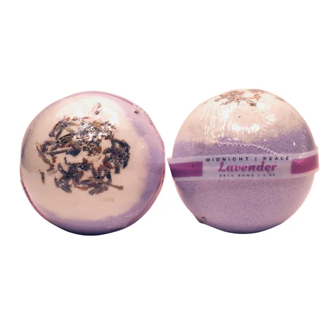 Lavender Bath Bomb Fizz Made with Real Lavender Buds