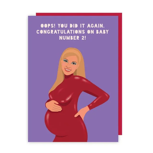 Britney Spears New Baby Greeting Card pack of 6