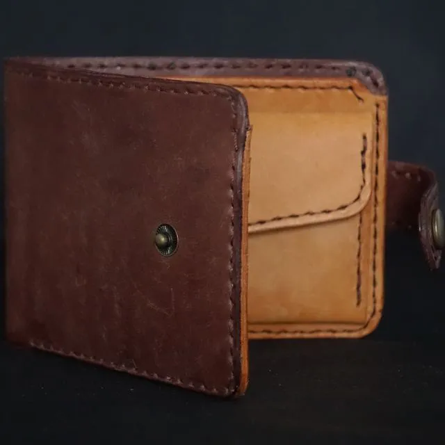 Handmade Bi Fold Leather Wallet
