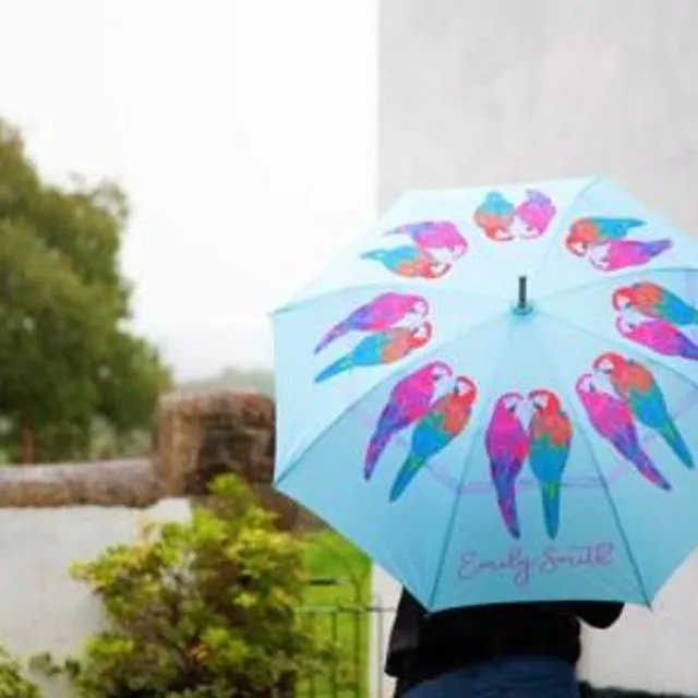 Percy & Penelope parrot umbrella