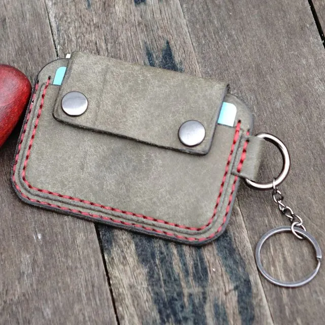 Handmade Minimalist Leather Slim Wallet