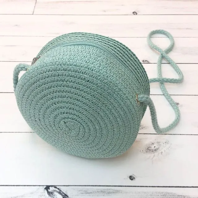 Woven Purse - Turquoise