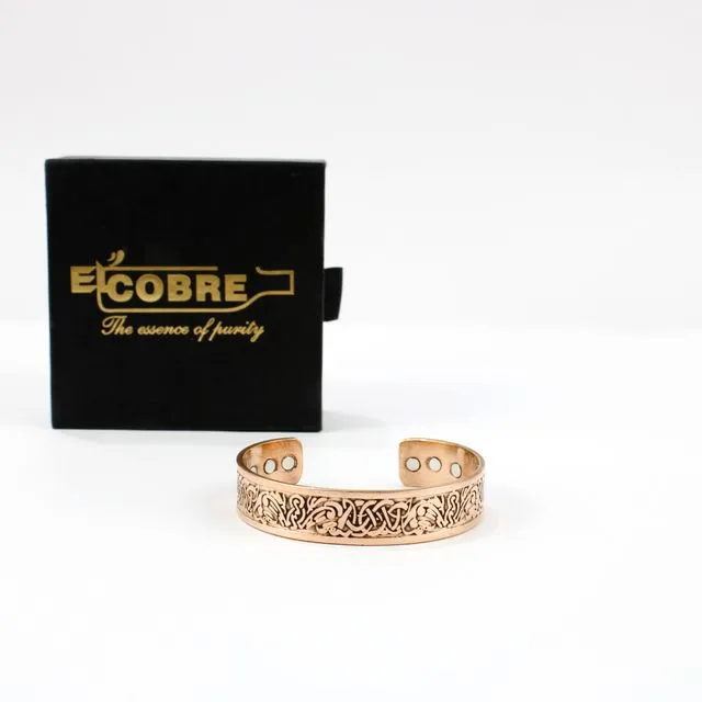 Pure copper magnet Bracelet with Gift Box (design 12)