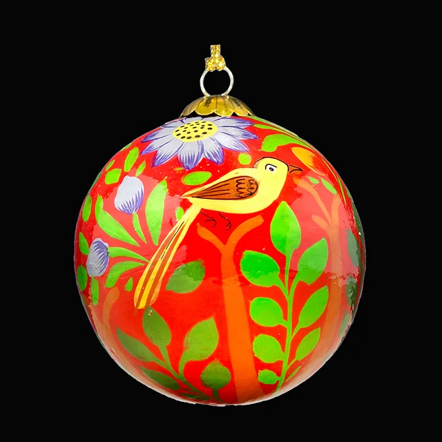Birds of Paradise Red - Handmade Baubles