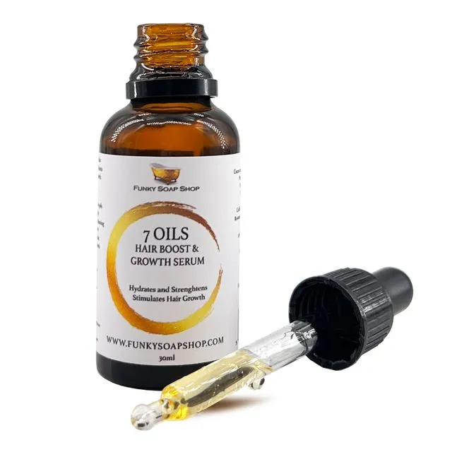 7 Oils, Hair Boost & Growth Serum, 30ml