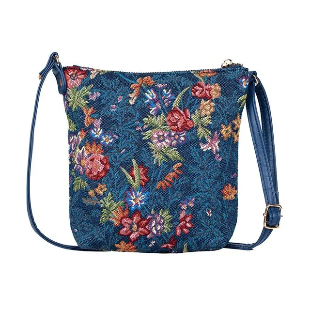 V&A Flower Meadow Blue - Sling Bag
