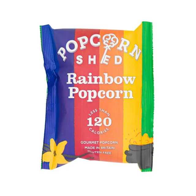 Rainbow Popcorn Snack Pack: Case of 16