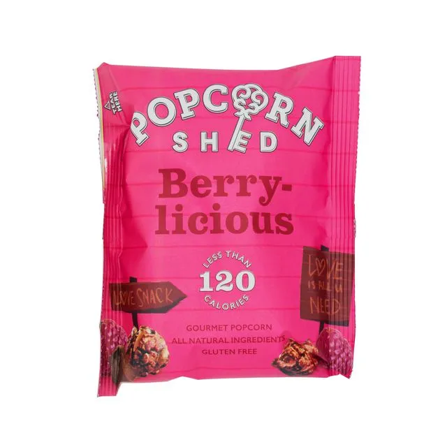 Berry-licious Popcorn Snack Pack: Case of 16