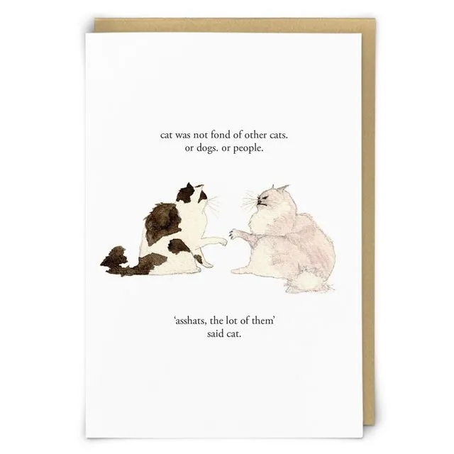 Asshats Greetings Card - Case of 6