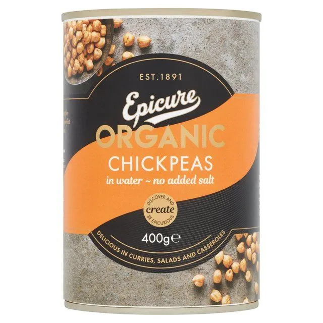 Epicure Chick Peas 12 x 400g